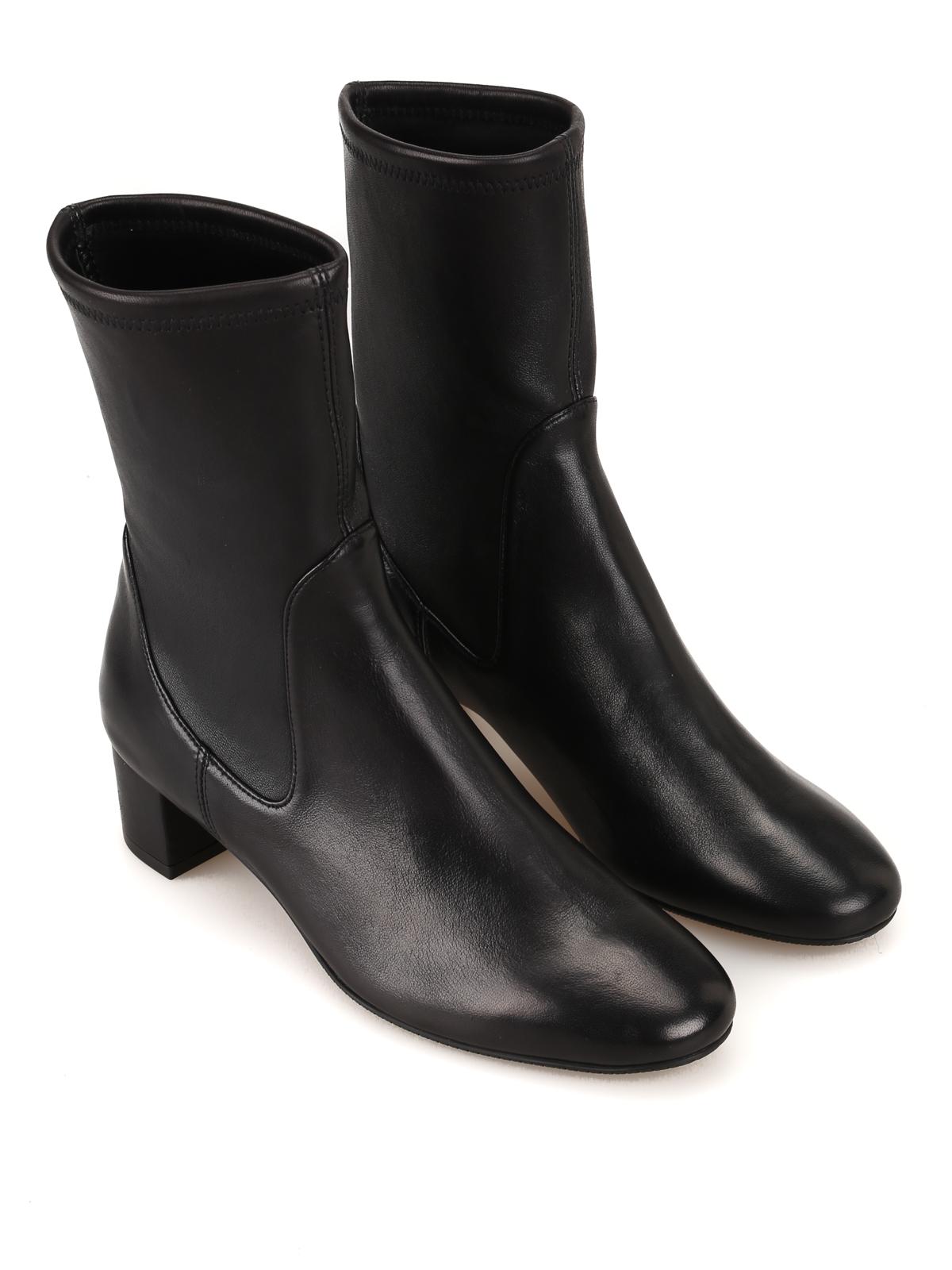 stuart weitzman ernestine leather bootie