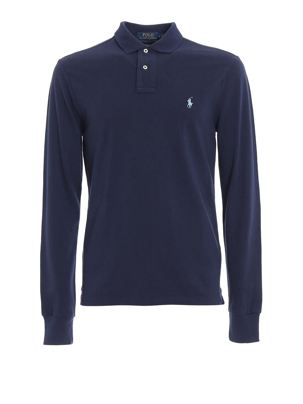 navy cotton polo shirts