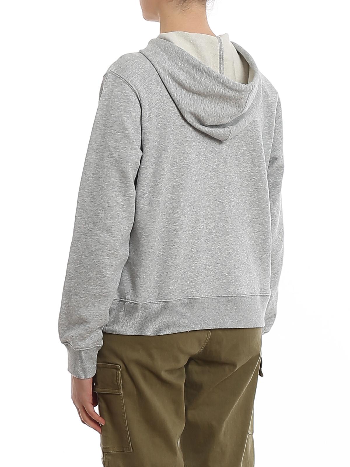 Michael Kors Cotton Relief Logo Hoodie in Grey (Gray) - Save 25% - Lyst
