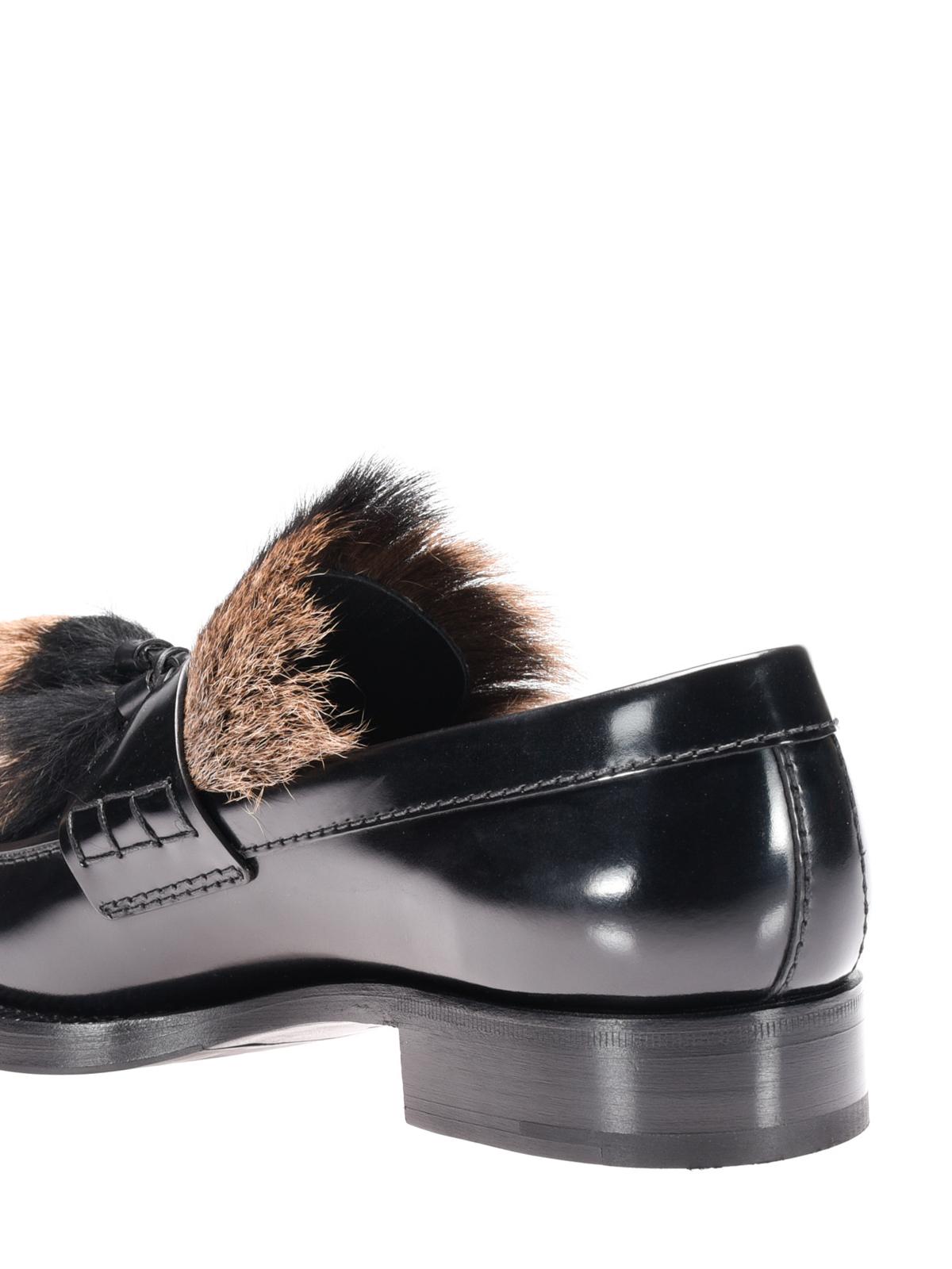 loafers with fur mens