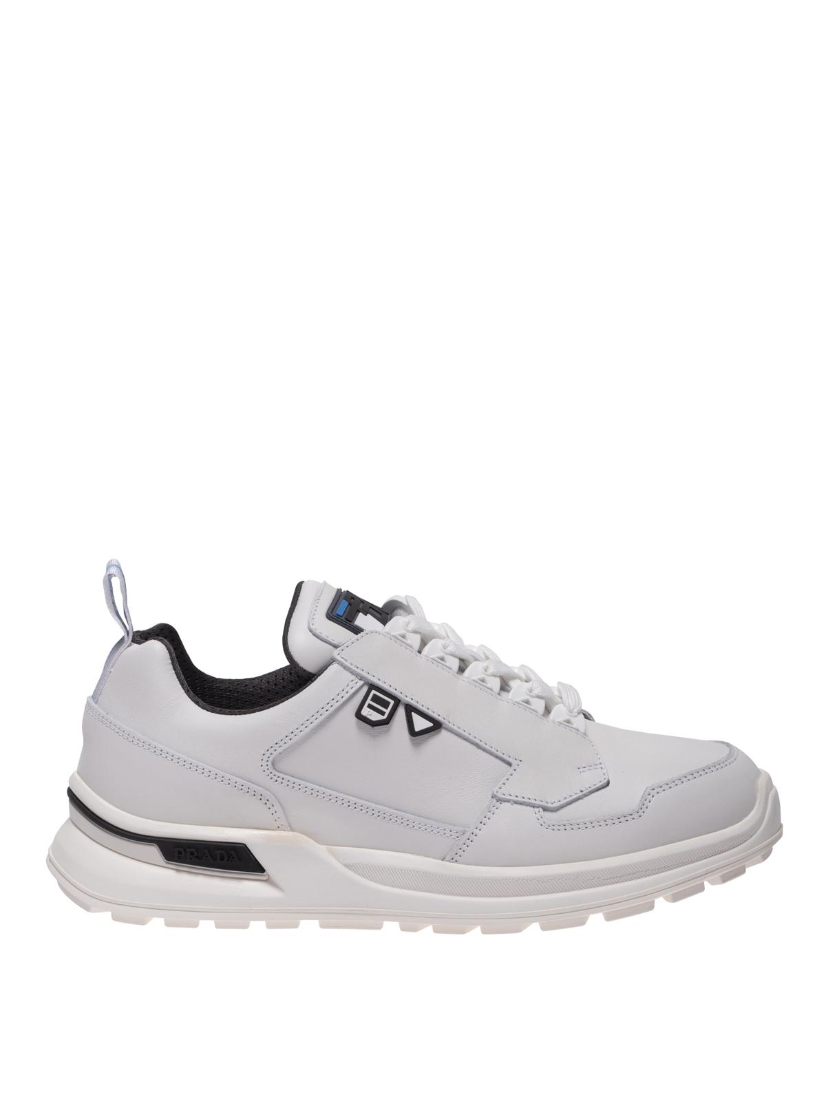 prada low top sneakers white