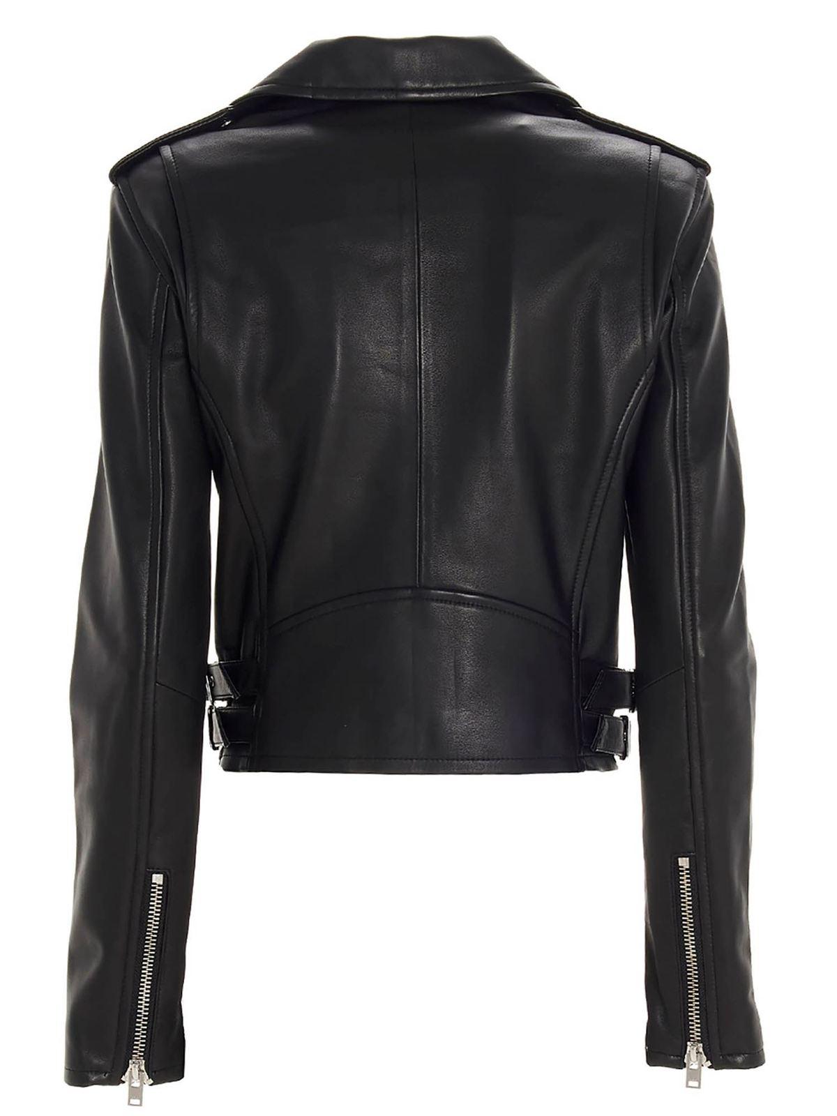 IRO Ashville Leather Biker Jacket In Black - Lyst