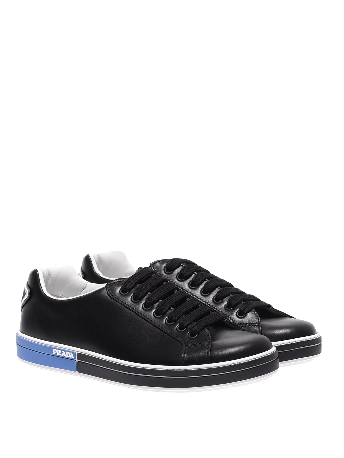 leather sneakers prada