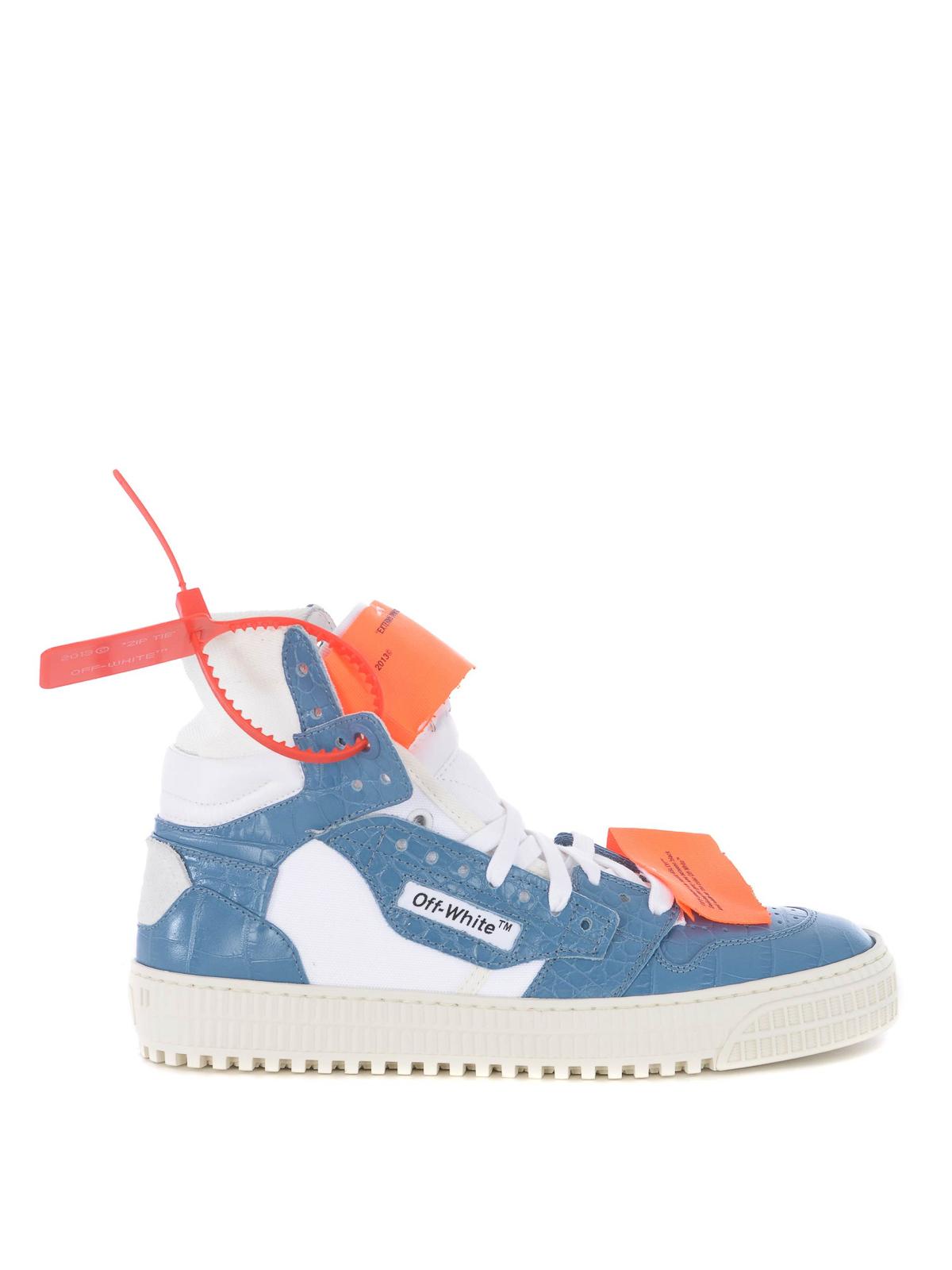 off white high tops blue