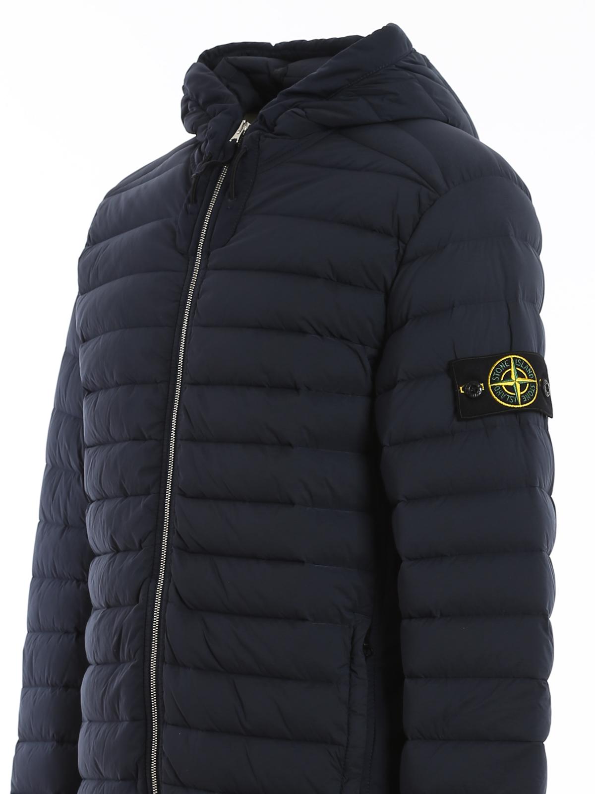 Stone Island Synthetic Loom Woven Down Chambers Puffer Jacket in Blue for Men Lyst