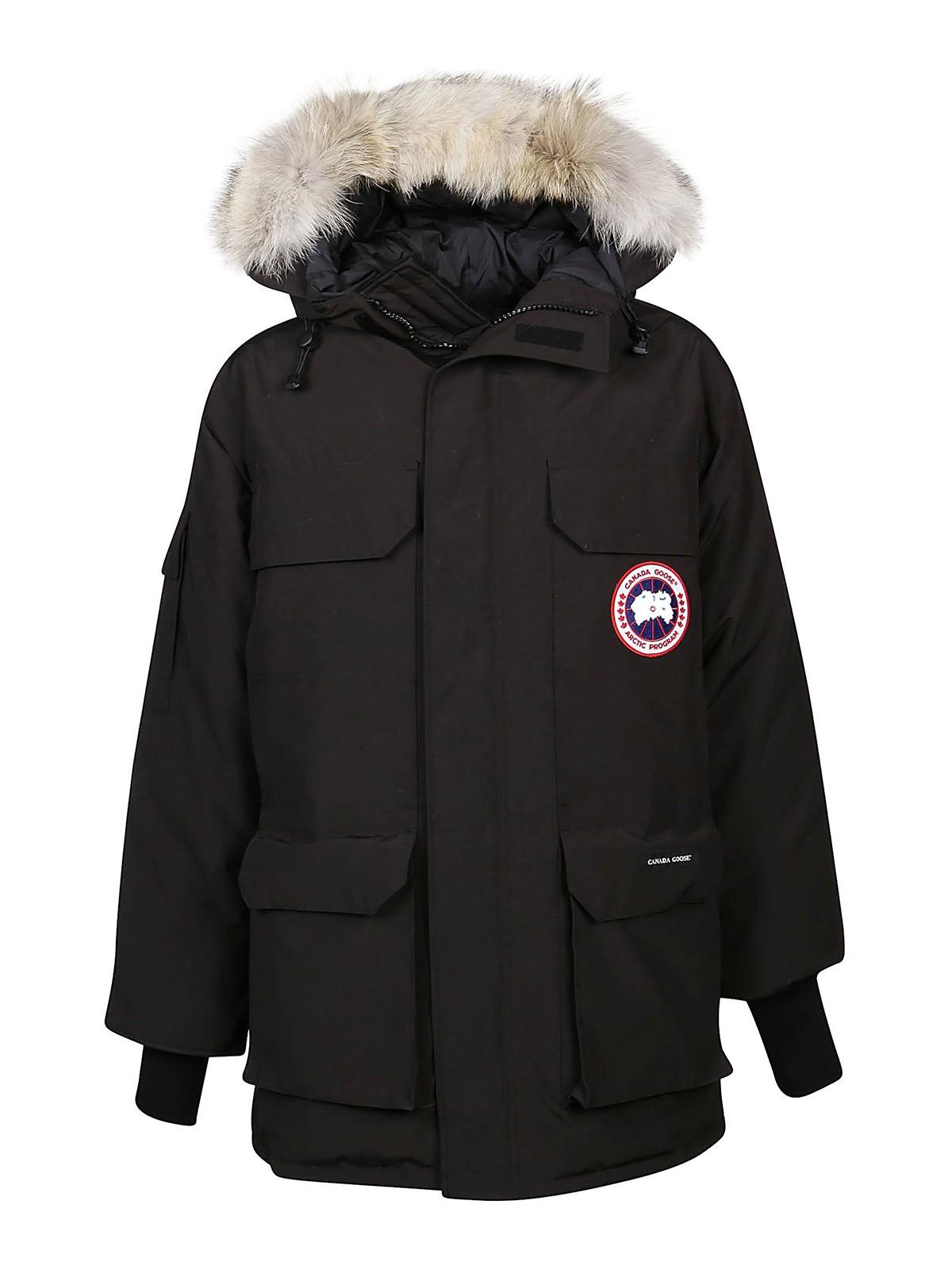 Canada Goose Fur Expedition Parka in Black for Men Lyst