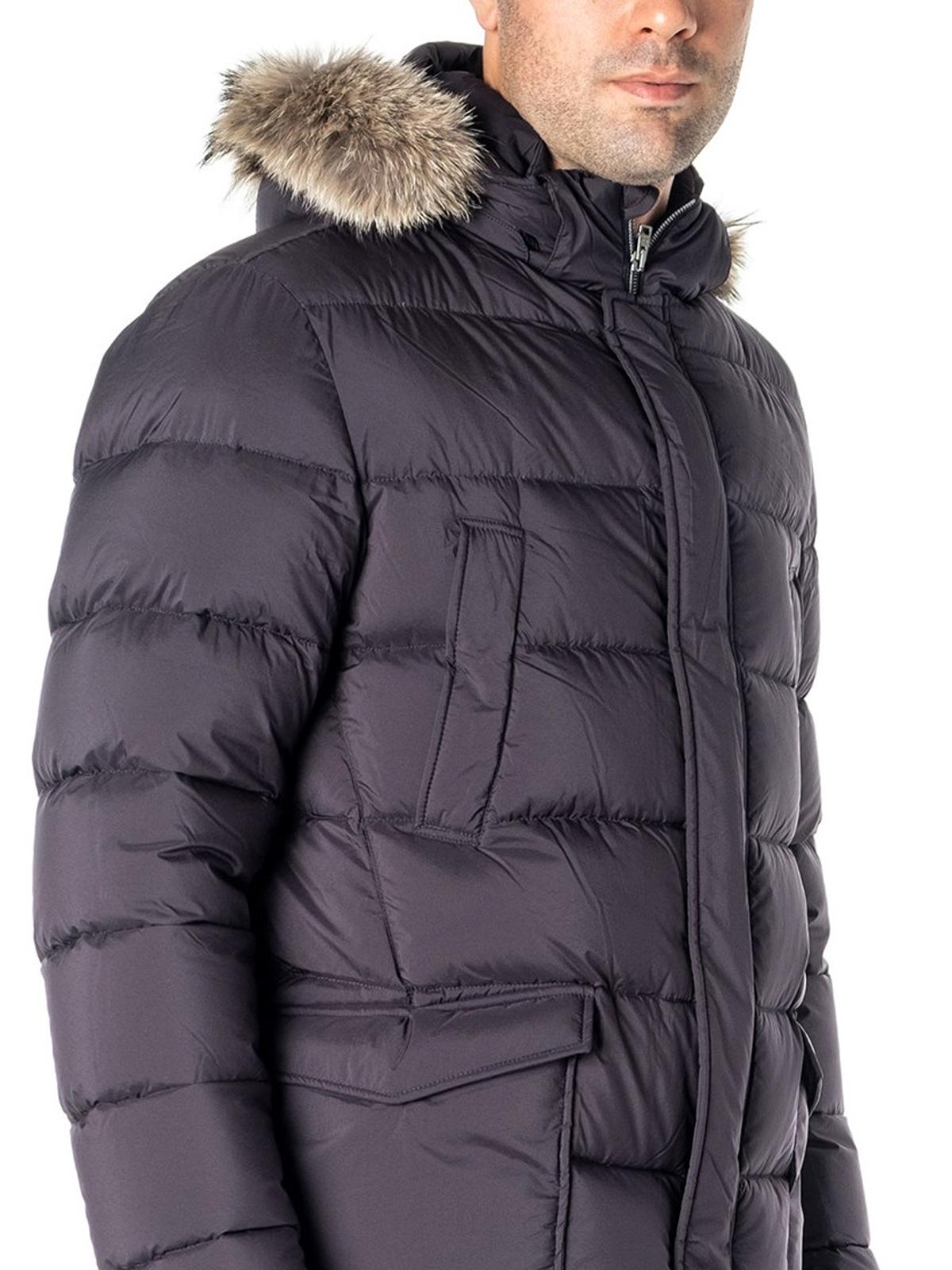 Herno Synthetic Il Parka Navy Padded Coat in Dark Blue (Blue) for Men ...