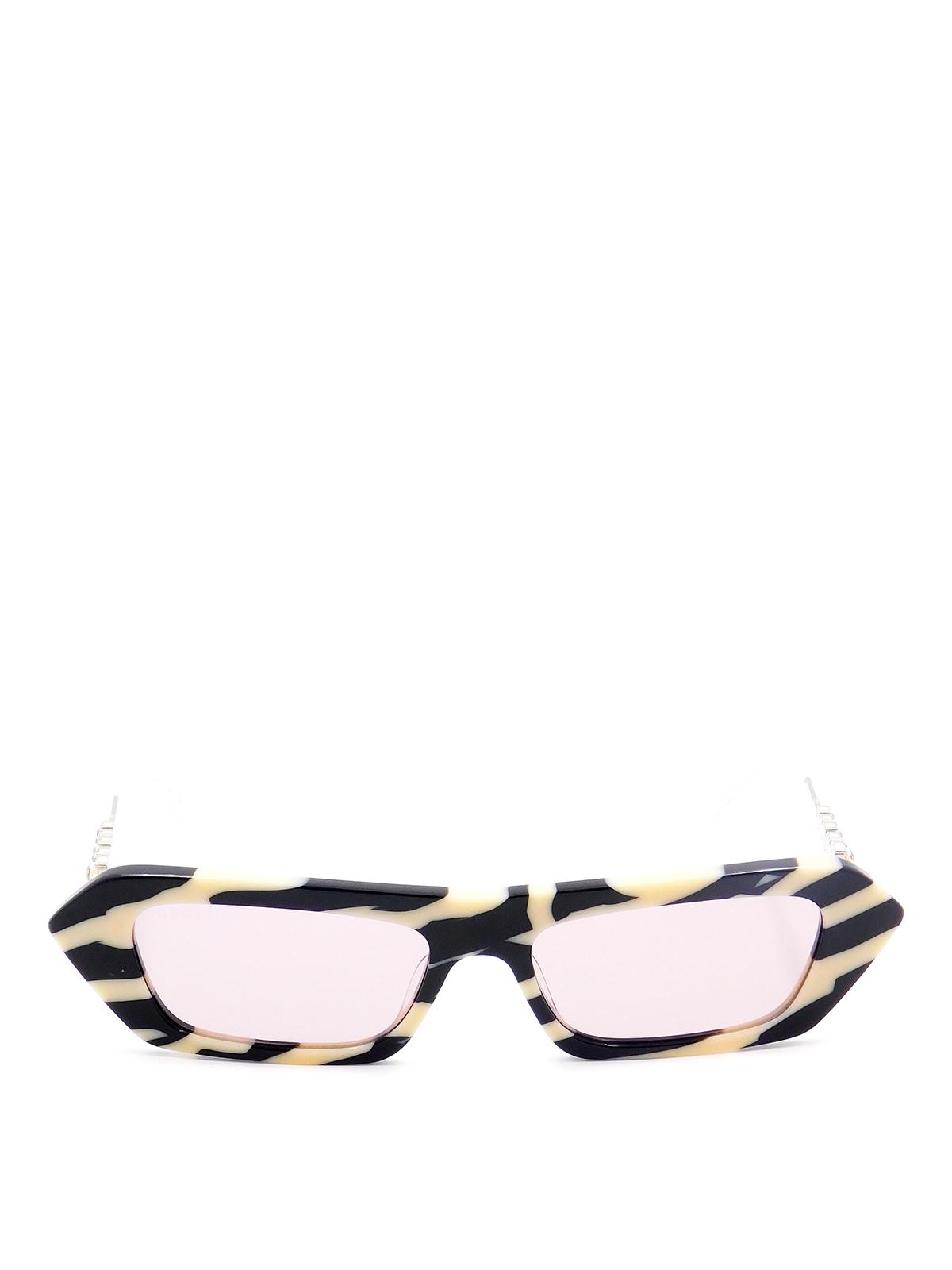 gucci zebra sunglasses