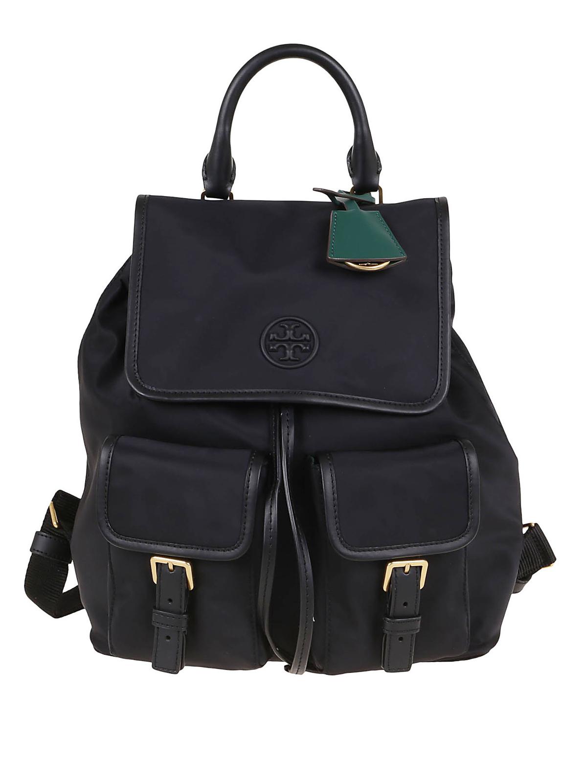 carter flap backpack tory burch