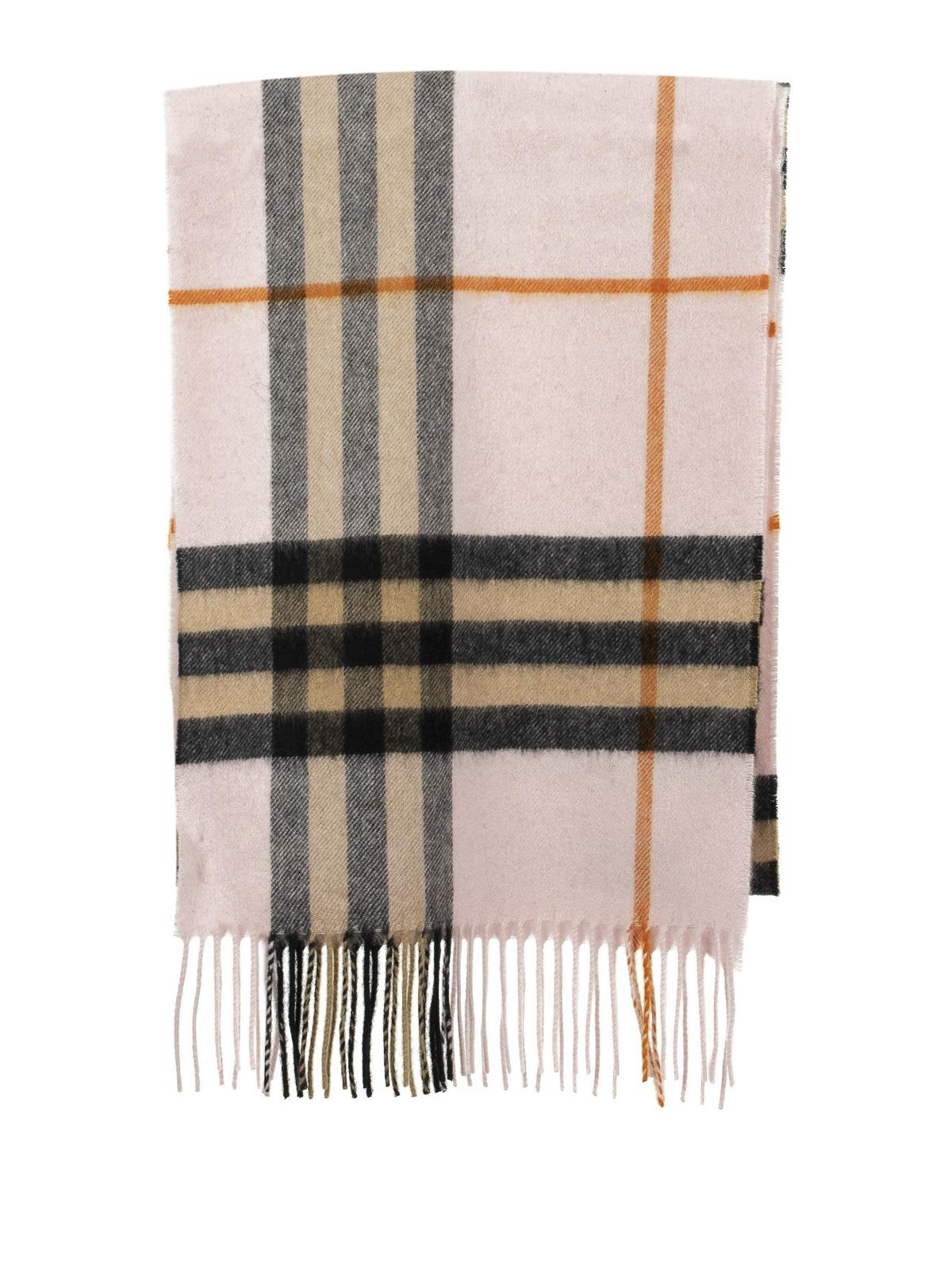 Burberry Light Pink Cashmere Scarf Lyst