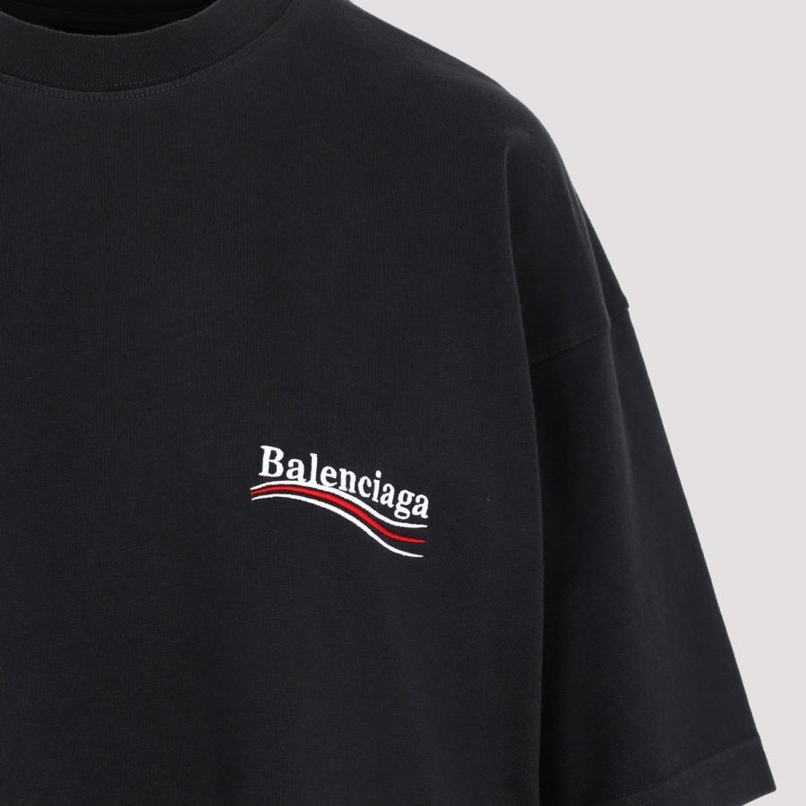 Balenciaga T shirt Dress in Black Lyst