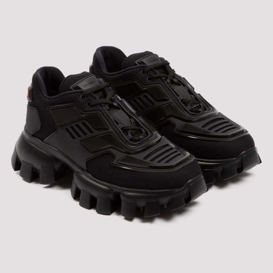 Prada Rubber Cloudbust Thunder Black Sneakers - Lyst