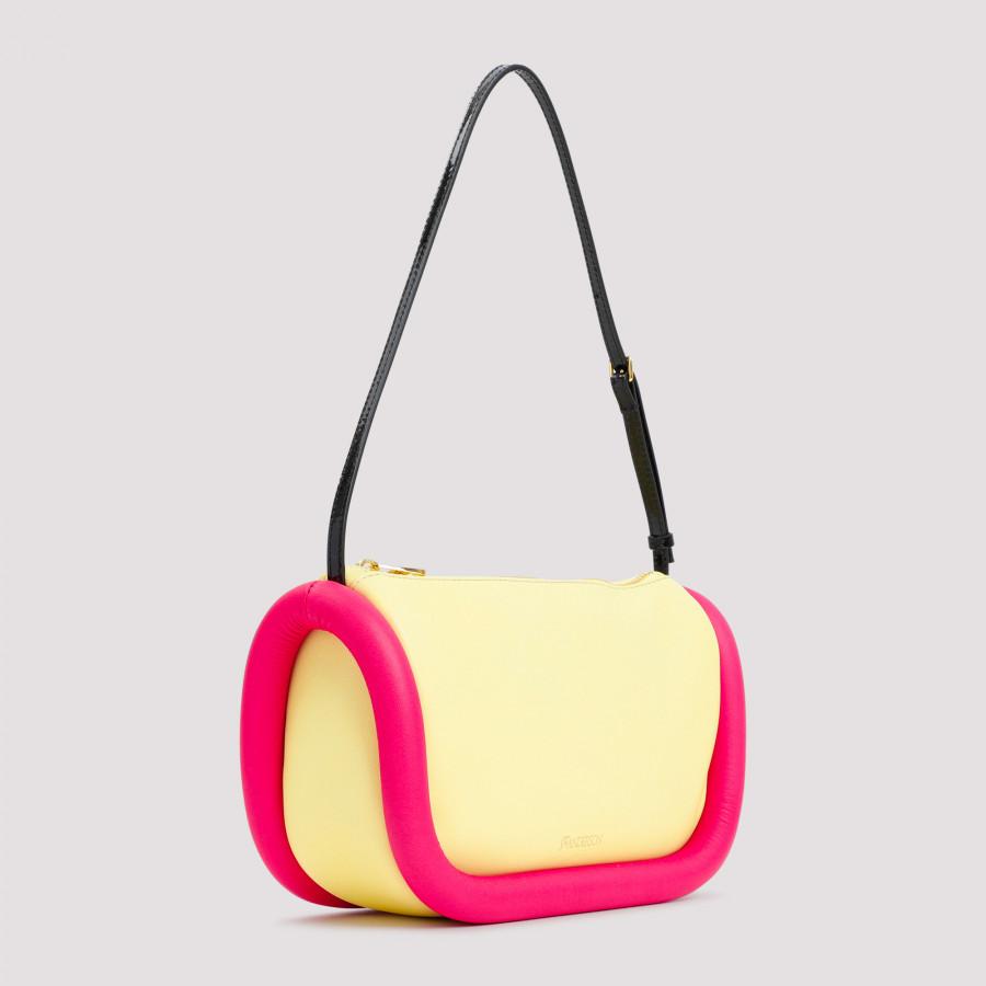 Womens Shoulder bags JW Anderson Shoulder bags JW Anderson Leather The Bumper Moon Bag in Pink - Save 29% Blue 