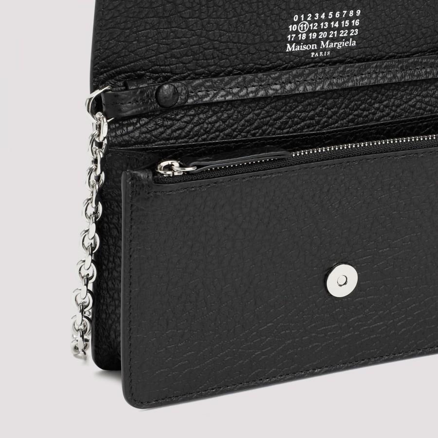 Maison Margiela Medium Chain Wallet Unica in Black | Lyst