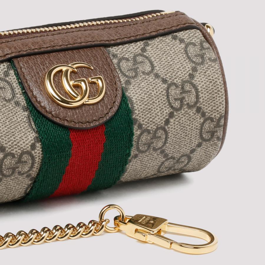 Gucci Ophidia Key Case Beige/Ebony