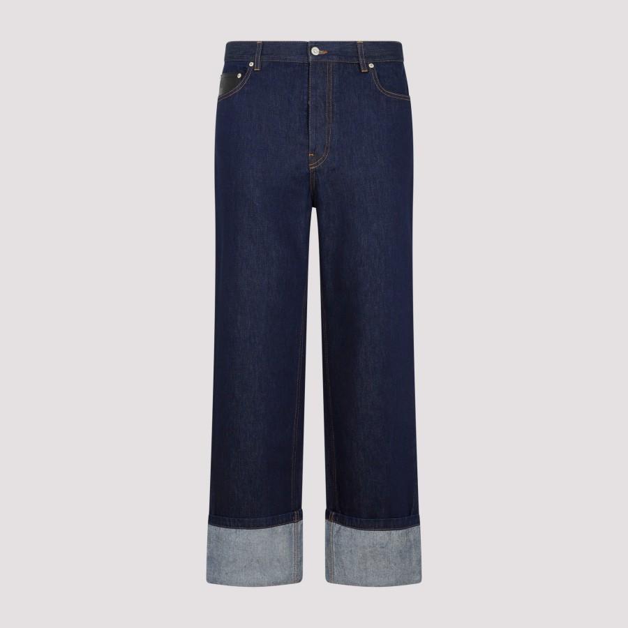 Loewe Fisherman Turn Up Jeans in Blue for Men | Lyst