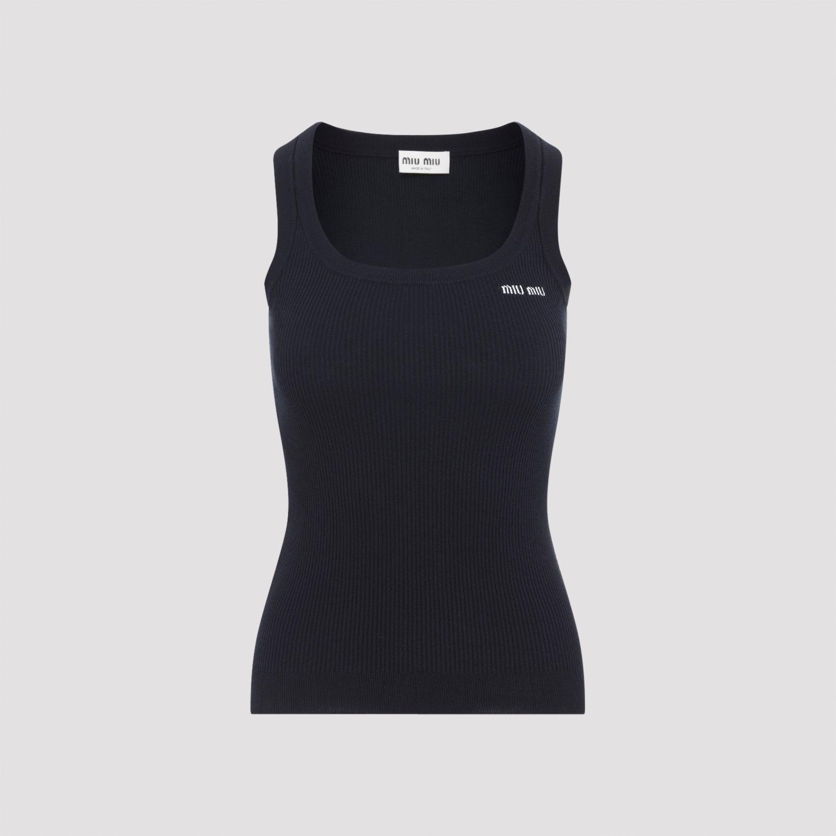 Miu Miu Sleeveless and tank tops for Women | Online Sale up to 33
