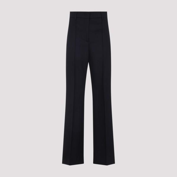 パンツ PRADA BLACK SATIN WIDE-LEG PANT Black Technical fabric wide-leg pants | PRADA