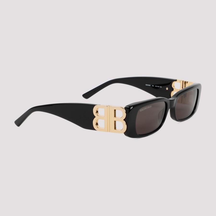 Balenciaga Dynasty Rect Eyewear Glasses in Black | Lyst