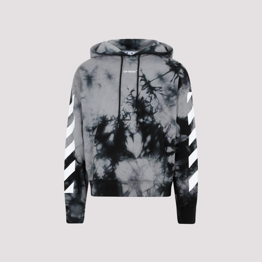 Off White c o Virgil Abloh Diag Arrow Tie Dye Skate Hoodie