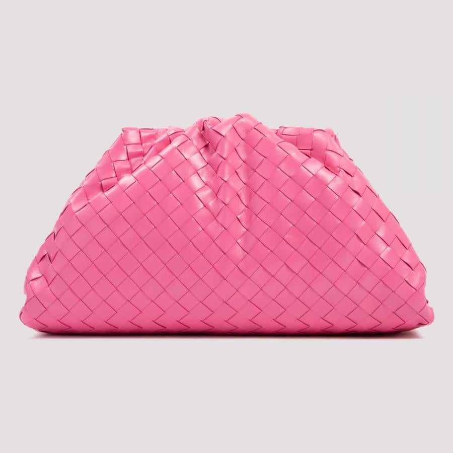 Bottega The Pouch In Pink Intrecciato Leather Lyst