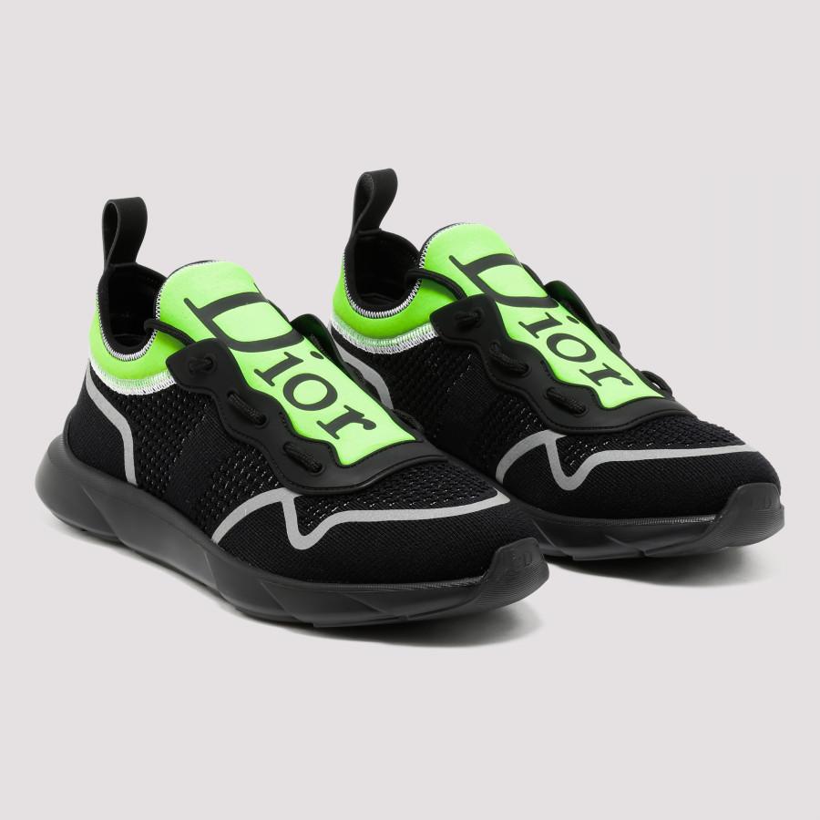 Dior Homme Dior B21 Neo Black And Green Sneaker for Men - Lyst
