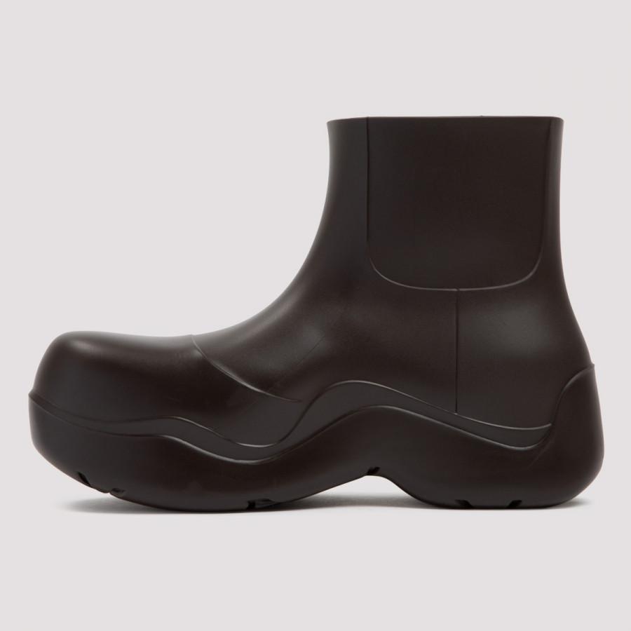 Bottega Veneta The Puddle Boots In Rubber In Brown Save 41 Lyst