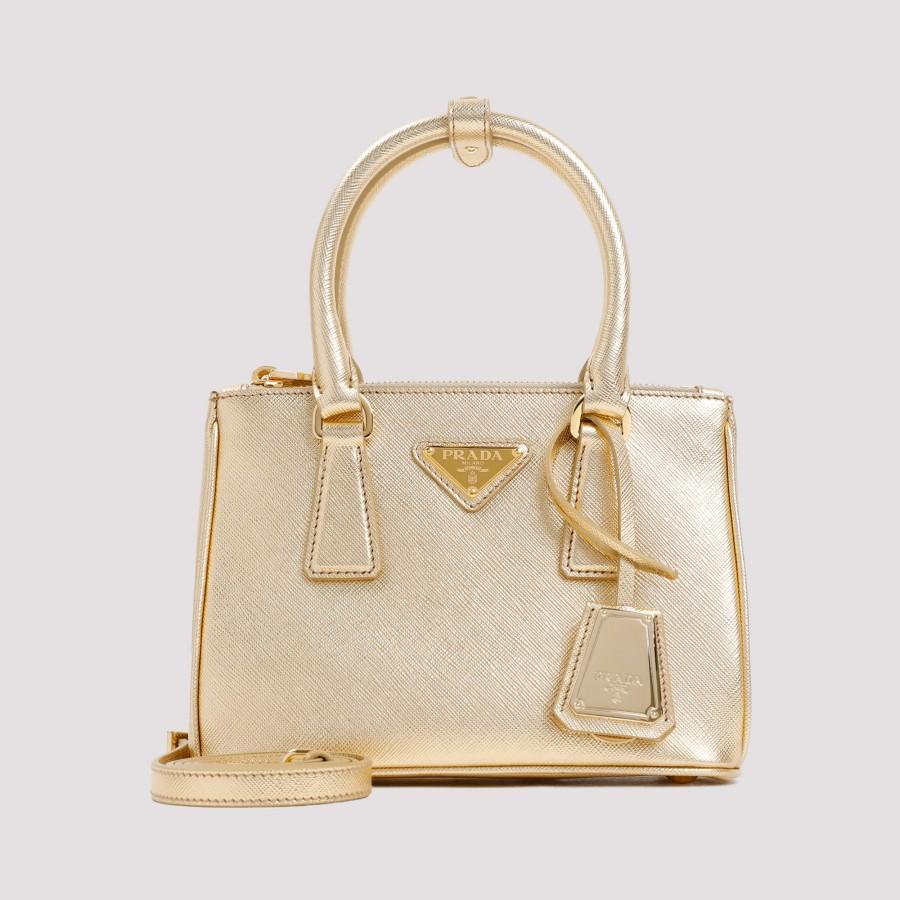 PRADA, Platinum Galleria Saffiano Leather Mini Bag, Women