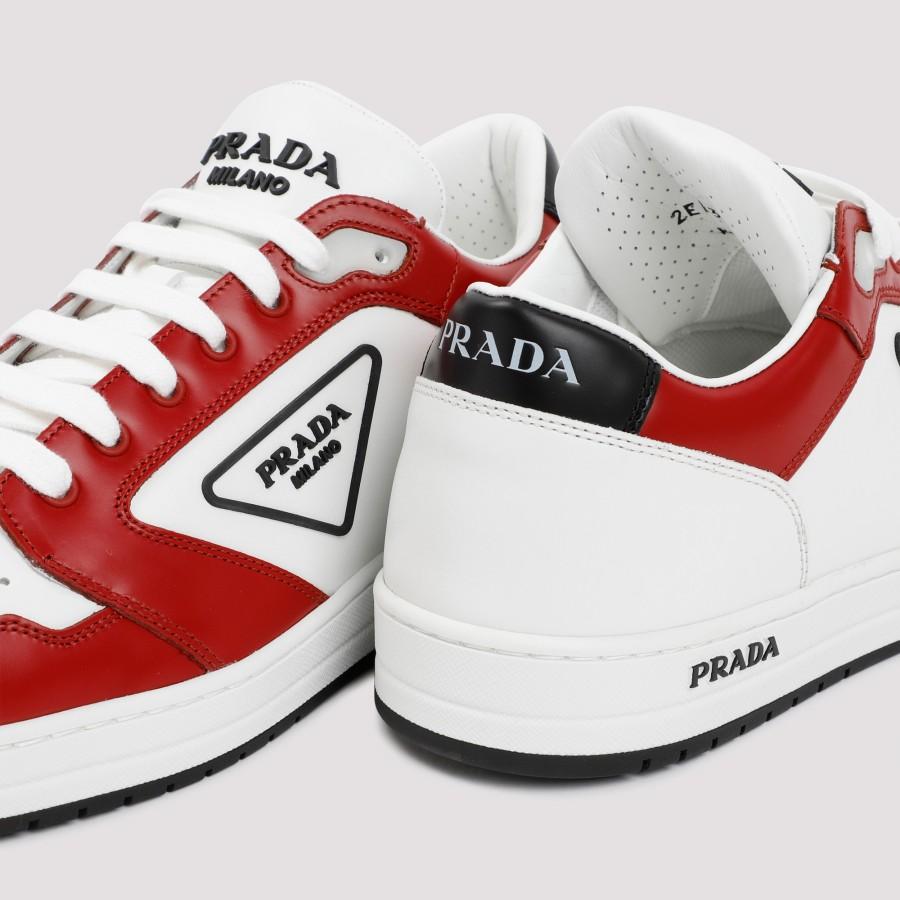 Editor Dominerende øjenvipper Prada Downtown Sneakers Shoes in Red for Men | Lyst
