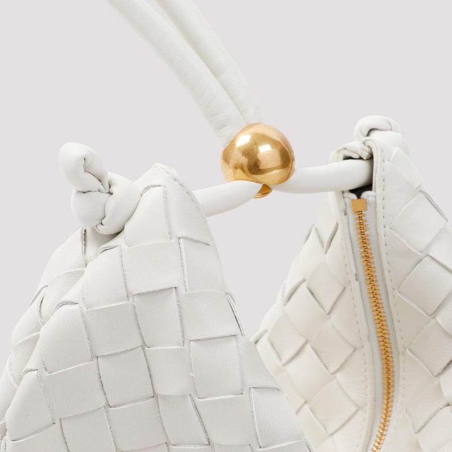 Bottega Veneta Small Turn Pouch in White Lyst