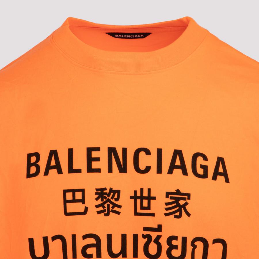 BALENCIAGA  Languages Medium Fit Tshirt BLACK  Anrosa Store