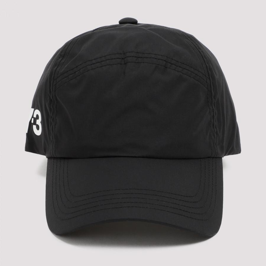 Y-3 Synthetic Cordura Cap in Black for 