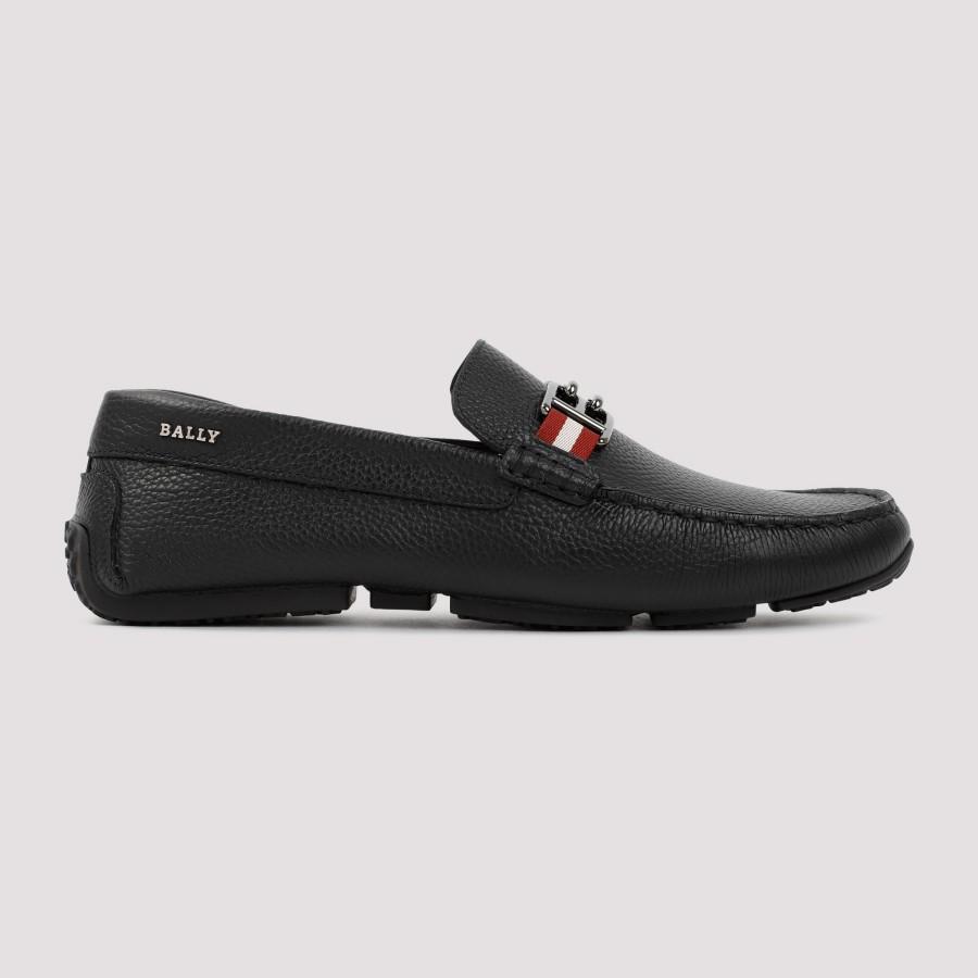 Bally Parsal Driver Loafers Shoes in Black for Men | Lyst