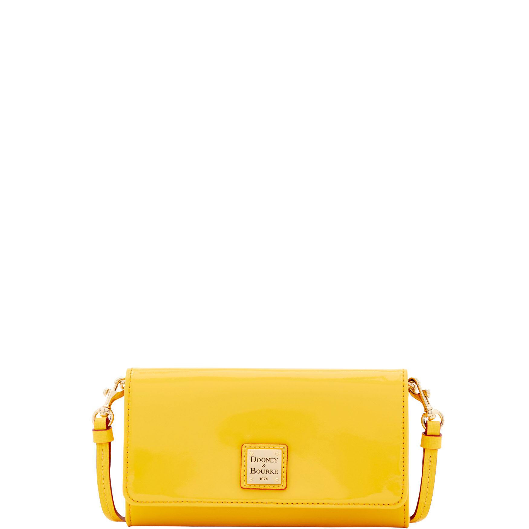 yellow dooney and bourke wallet