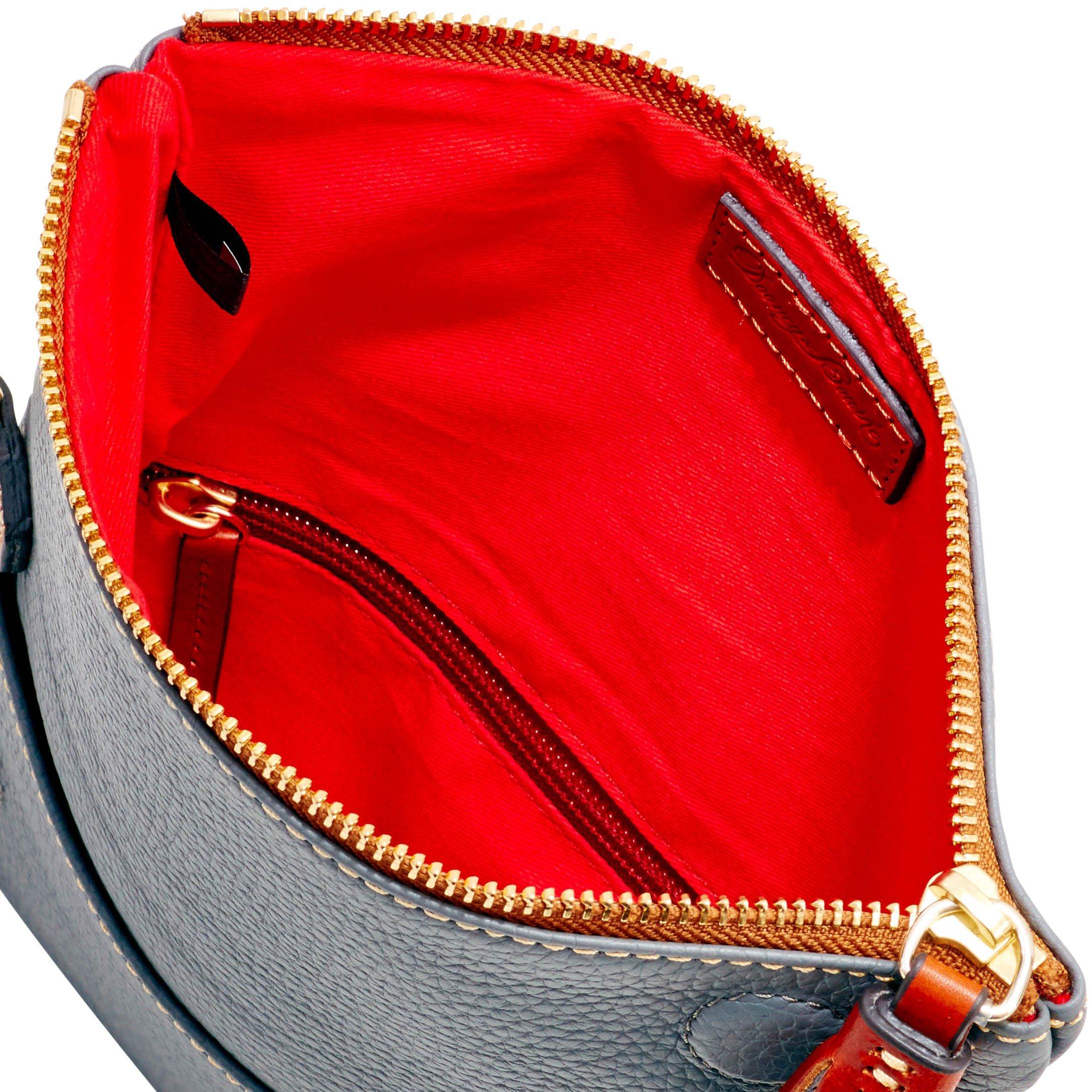 Dooney & Bourke Leather Pebble Grain Foldover Zip Crossbody Lyst