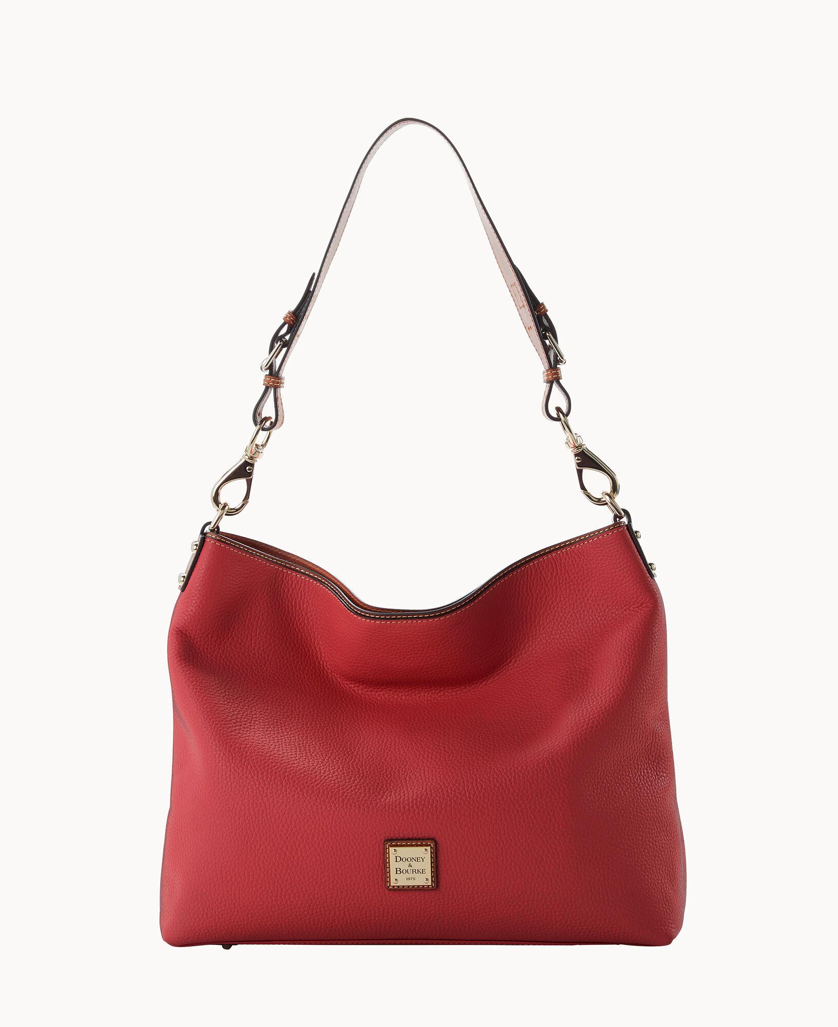 Dooney & Bourke Pebble Grain Extra Large Courtney Sac in Red | Lyst