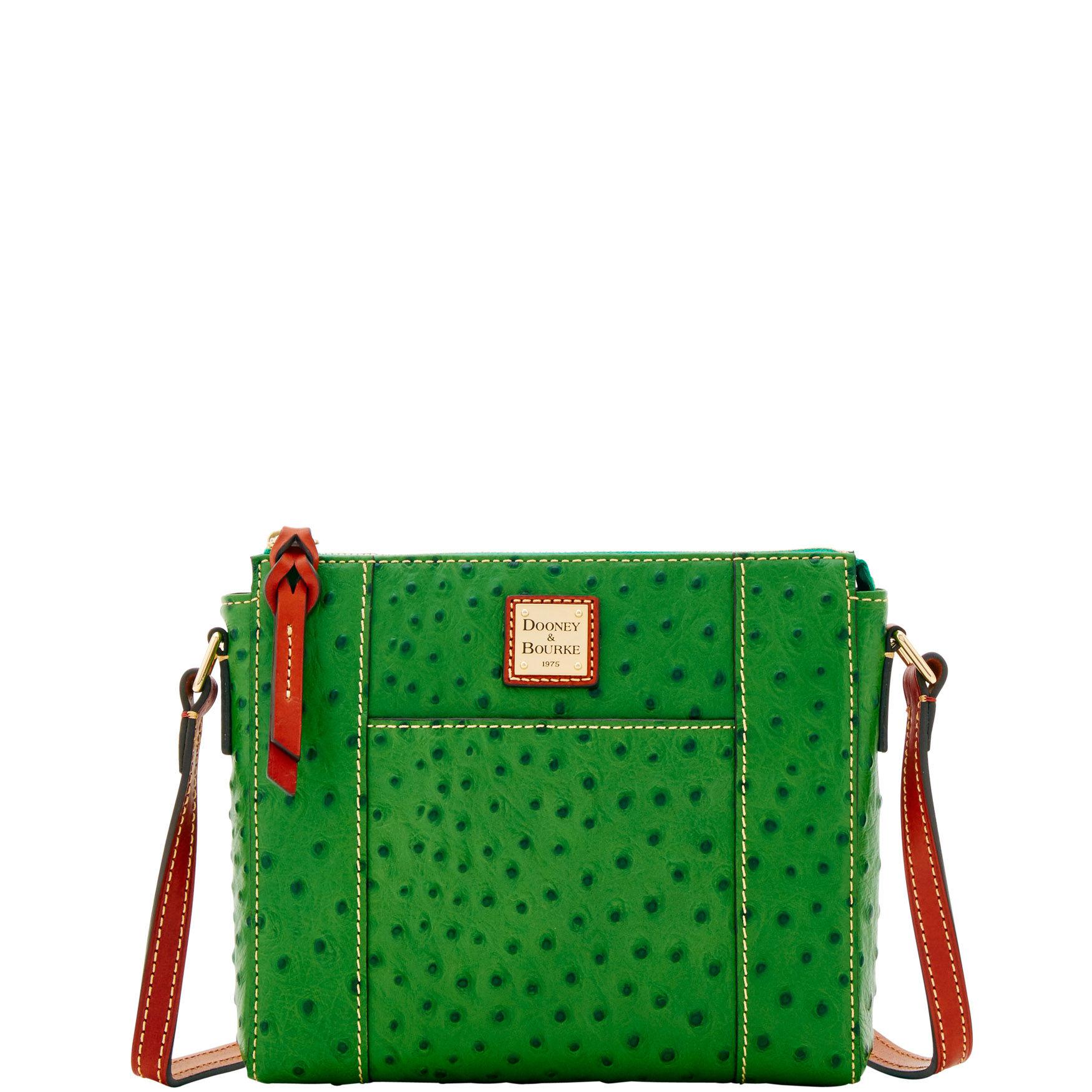 Dooney & Bourke Leather Ostrich Lexington Crossbody in Green Lyst