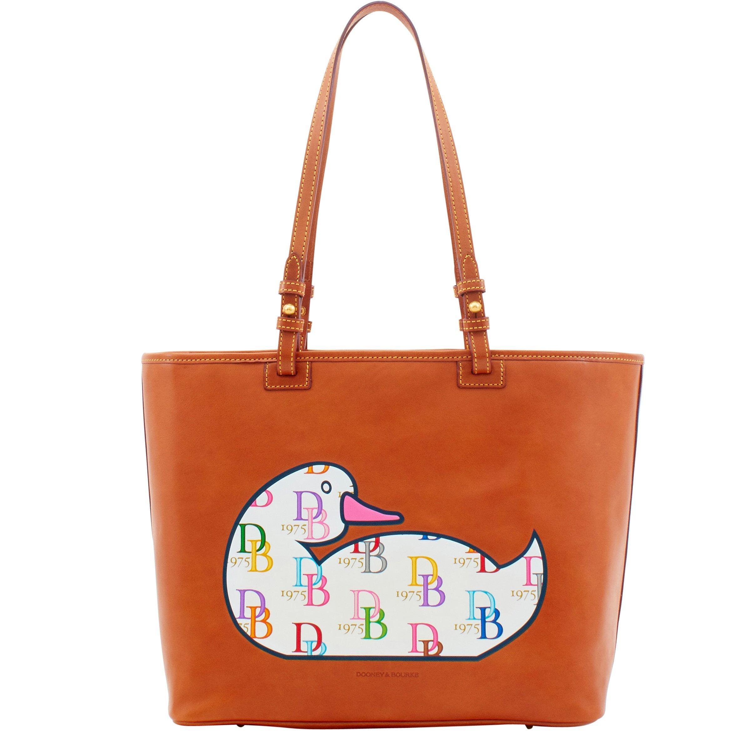 Dooney & Bourke Leather Duck Florentine Db75 Leisure Bag in Natural Lyst