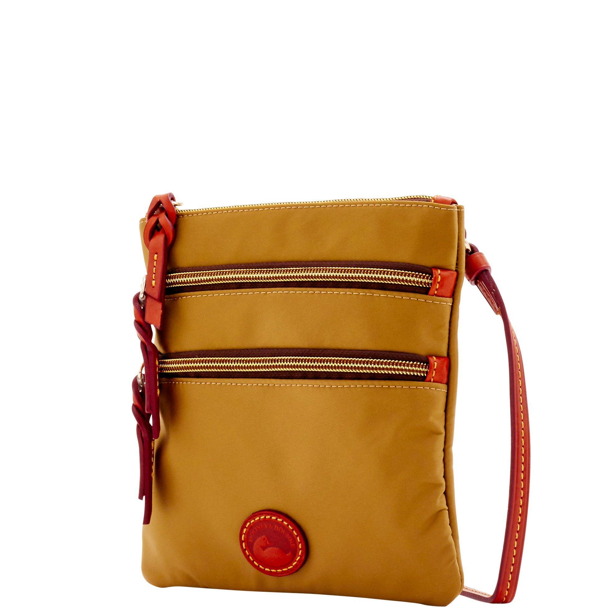 Dooney & Bourke Synthetic Nylon North South Triple Zip in Marigold
