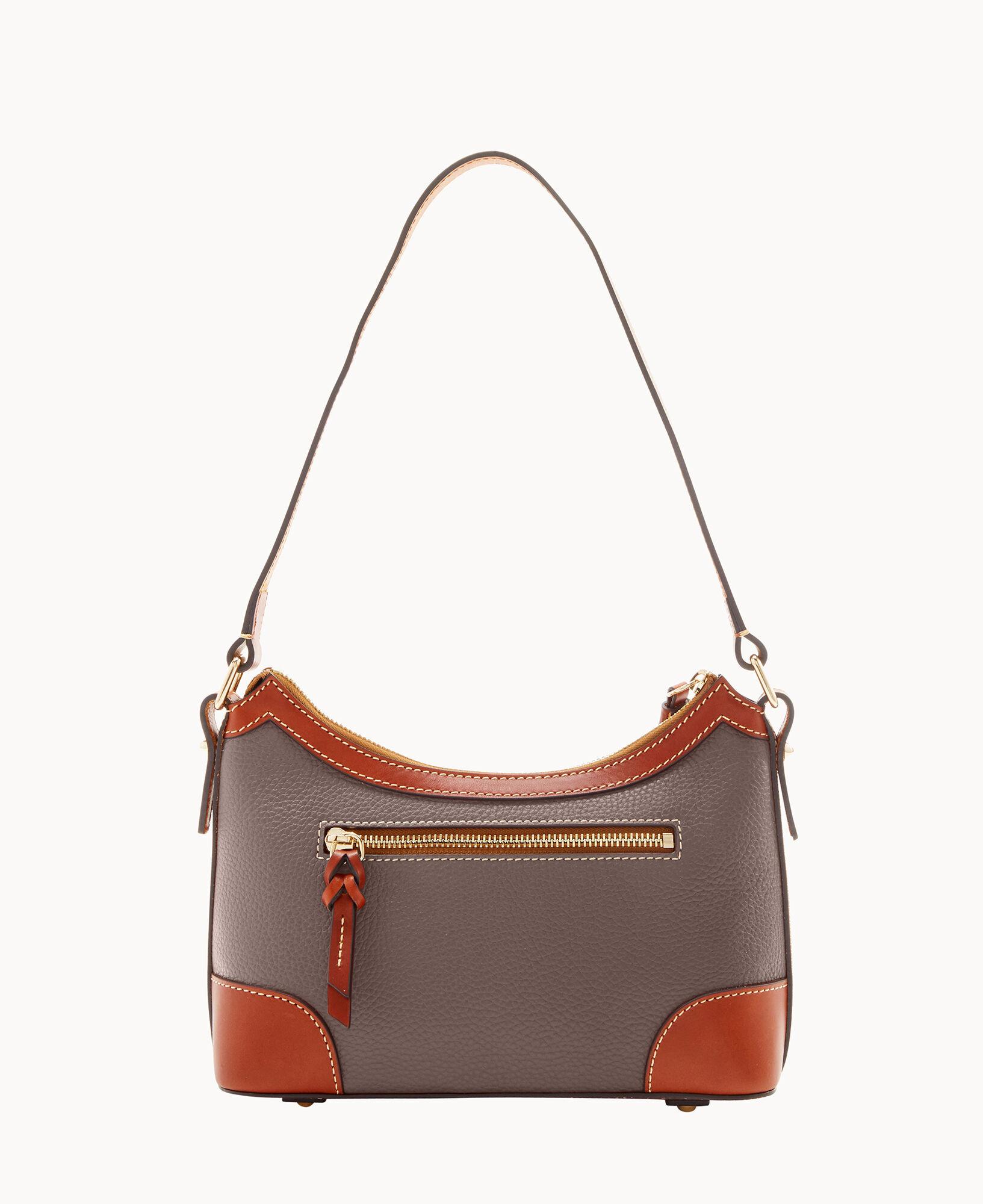 As Is Dooney & Bourke Pebble Leather Small Sara Bag 
