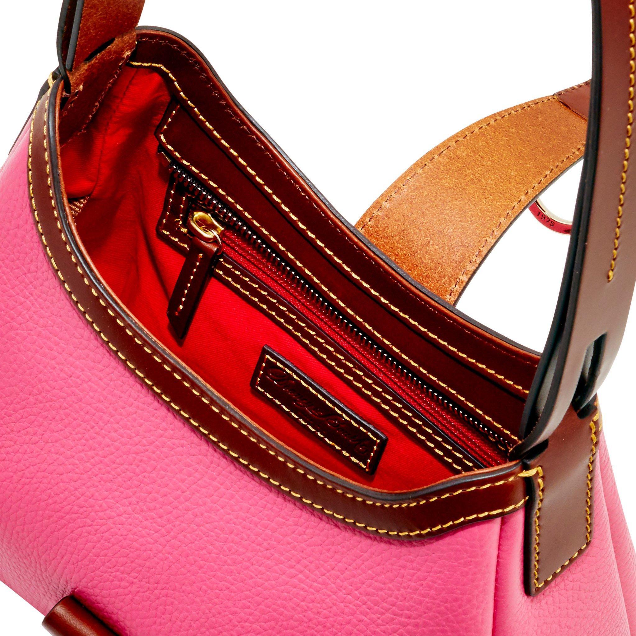 Dooney & Bourke Leather Derby Pebble Shoulder Bag in Pink Lyst