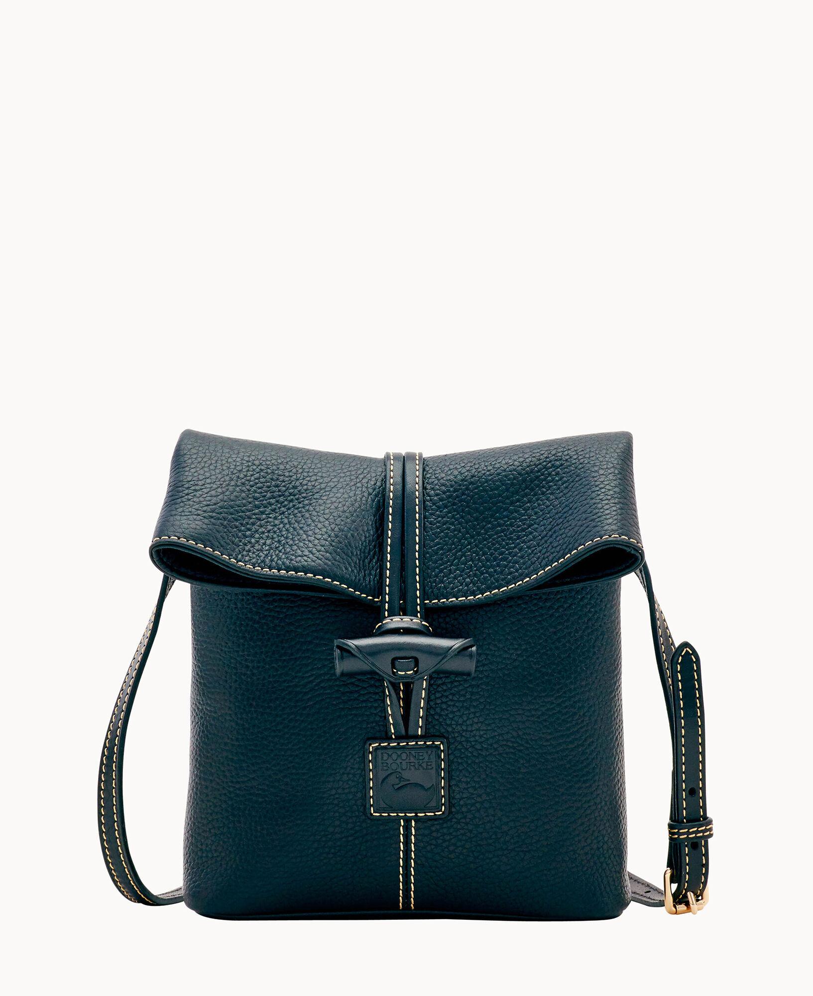 Dooney & Bourke Handbag, Pebble Grain Crossbody 25 - Black: Handbags