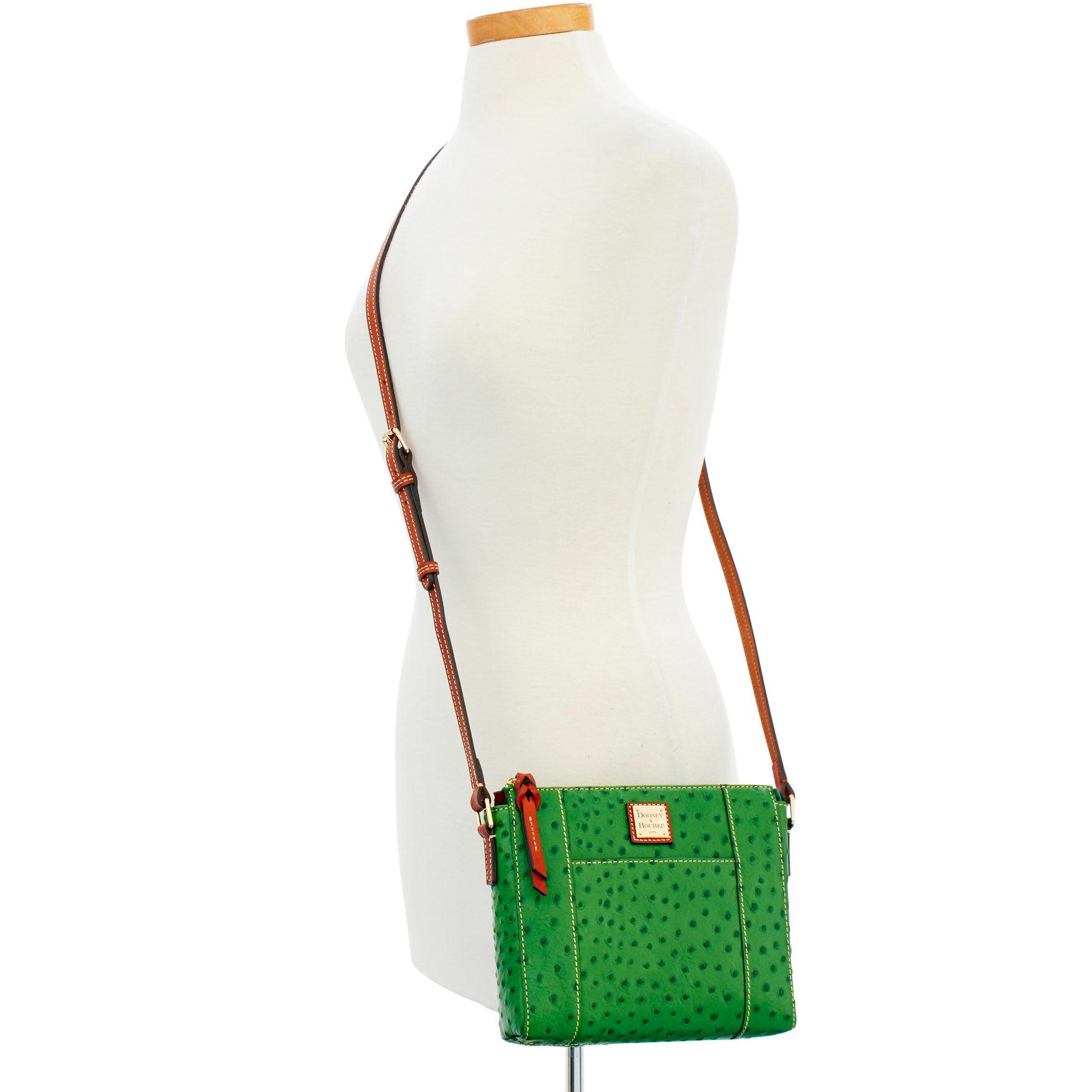 Dooney & Bourke Leather Ostrich Lexington Crossbody in Green Lyst