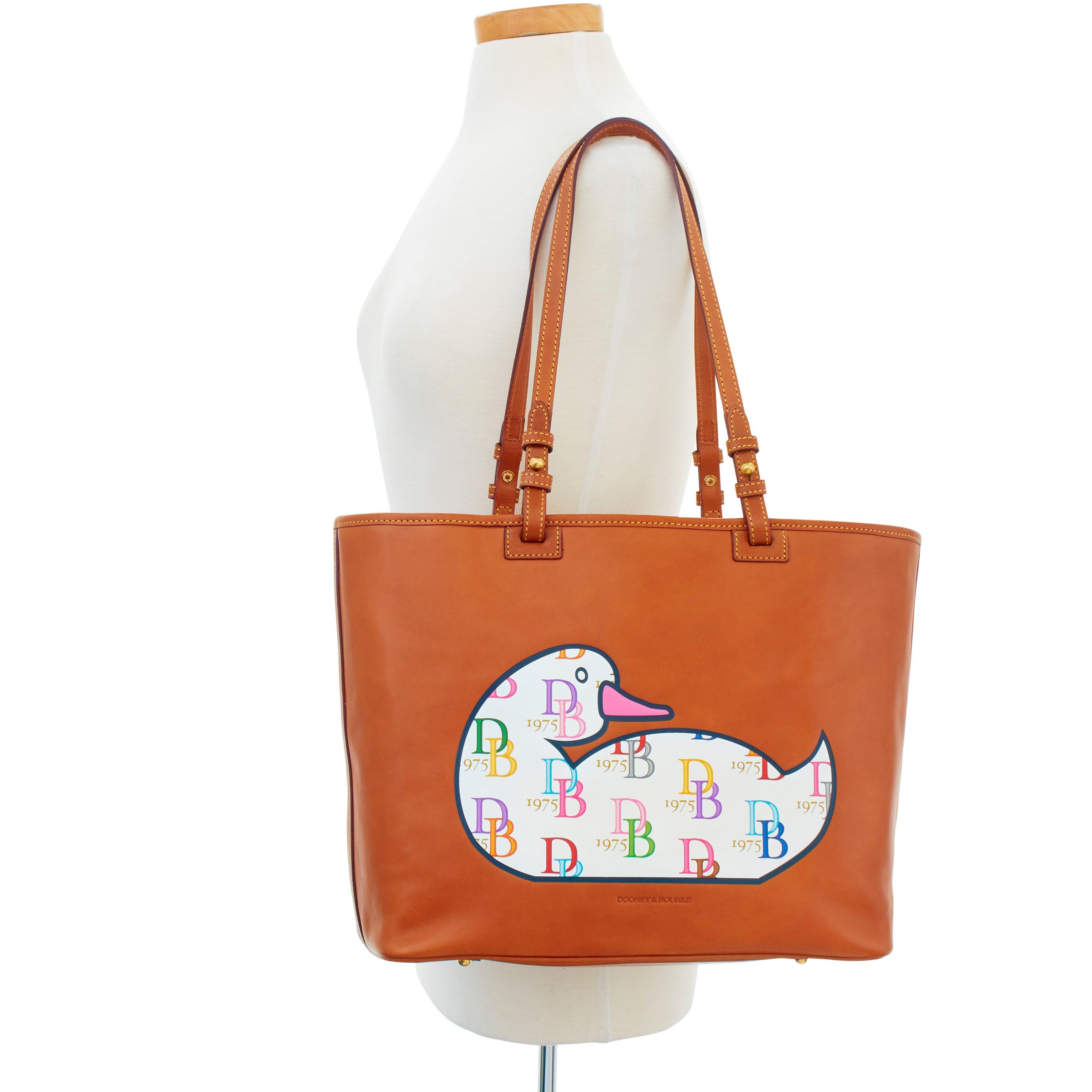 Dooney & Bourke Leather Duck Florentine Db75 Leisure Bag in Natural Lyst