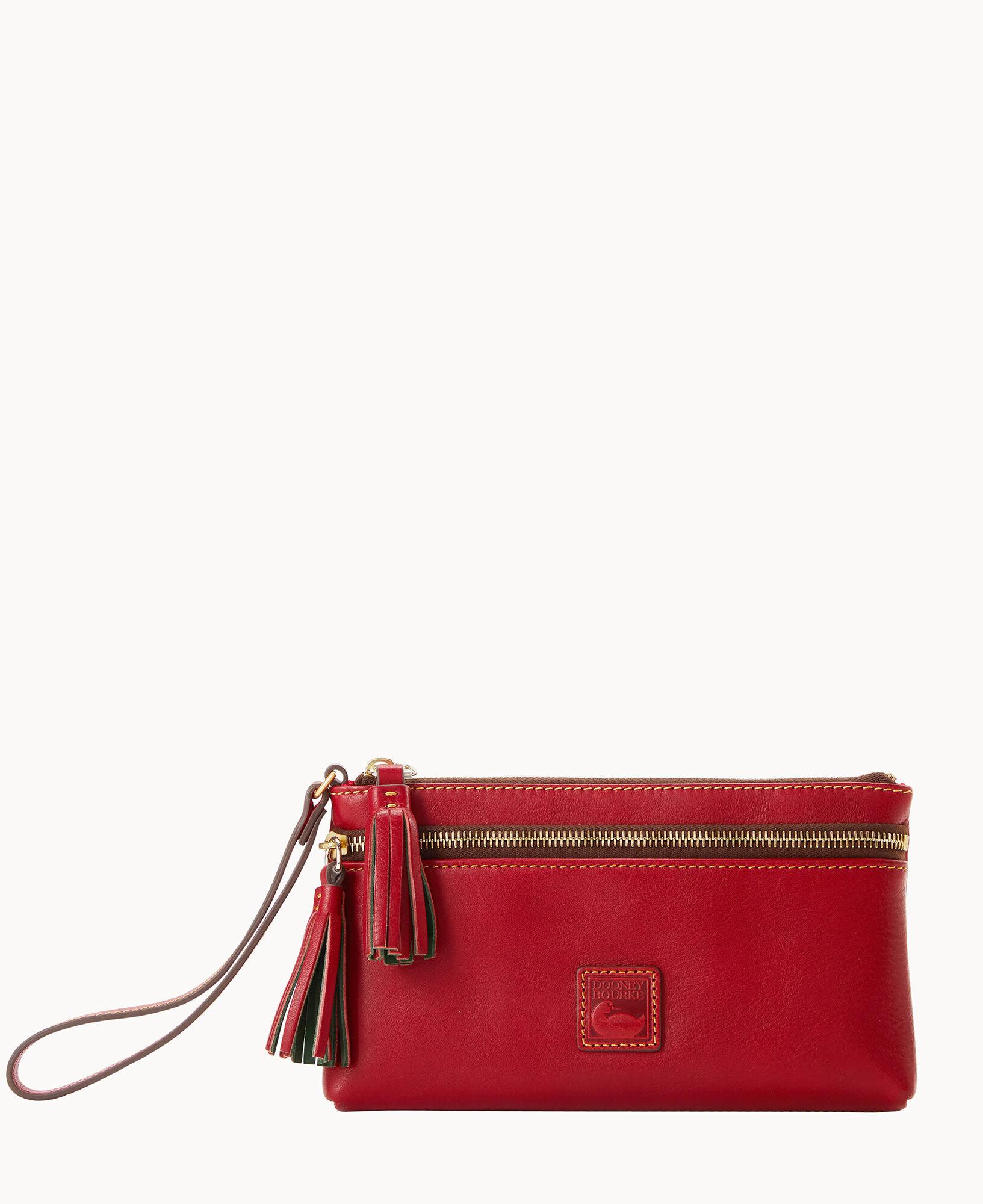 Dooney & Bourke Florentine Double Zip Wristlet in Red Lyst