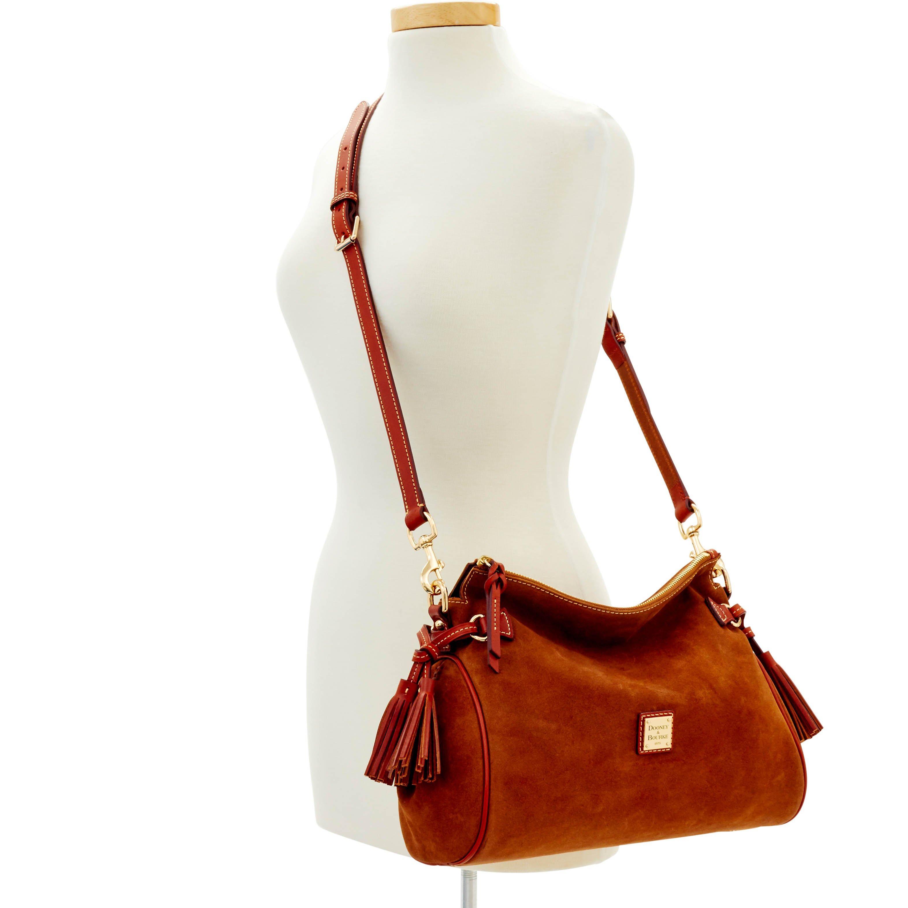 Dooney & Bourke Suede Medium Zip Crossbody Lyst