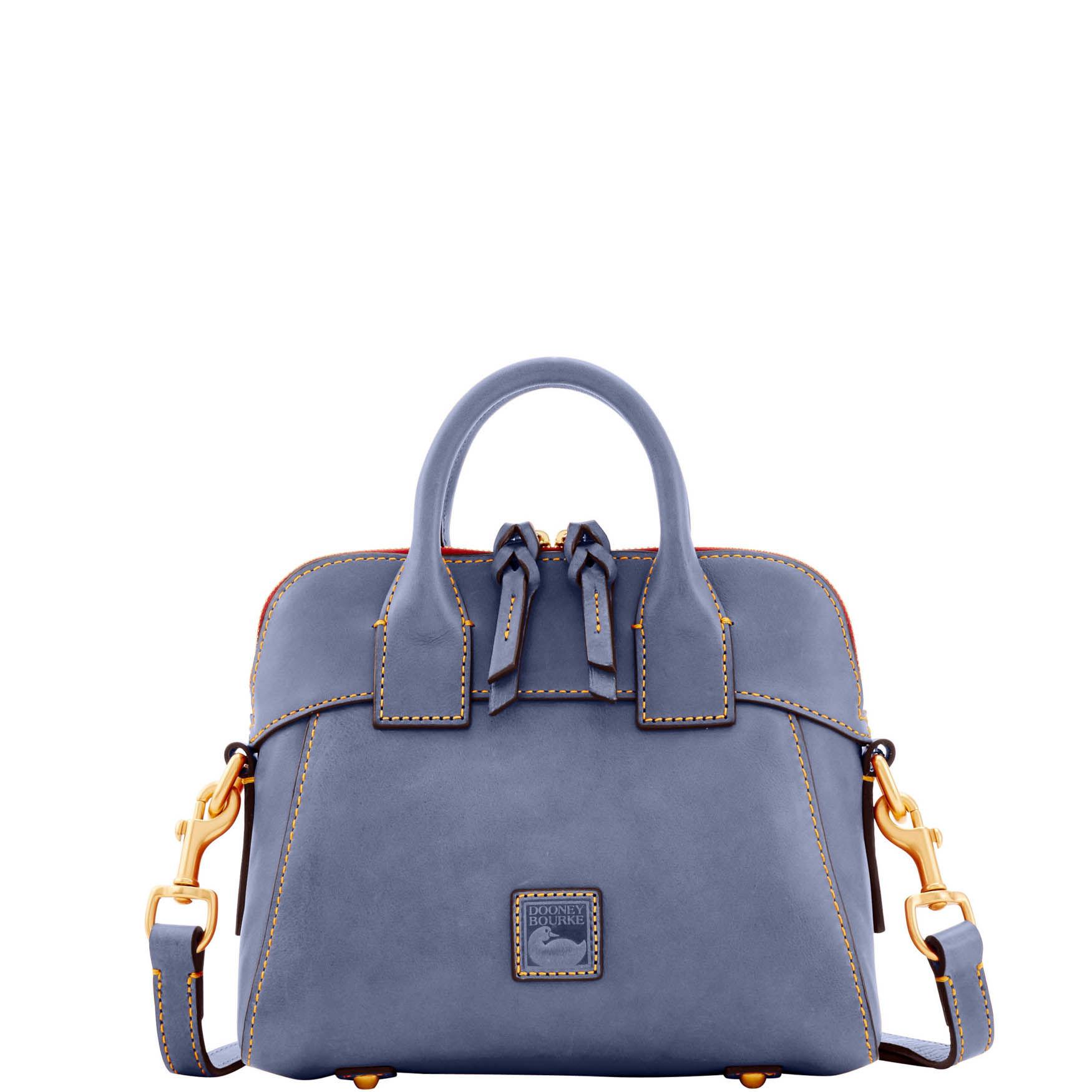 Dooney & Bourke Florentine Cameron Satchel in Blue Lyst