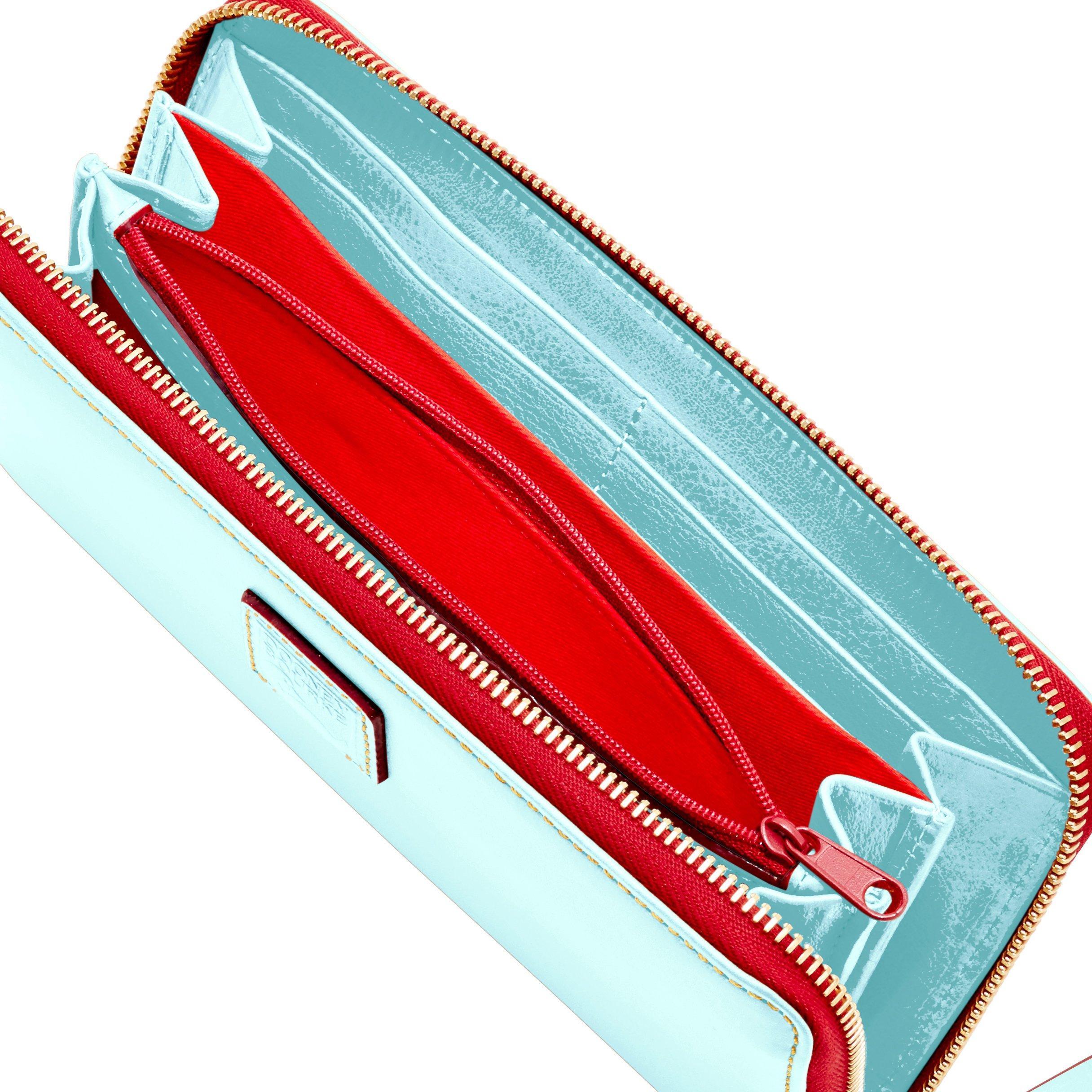 florentine large zip around wristlet