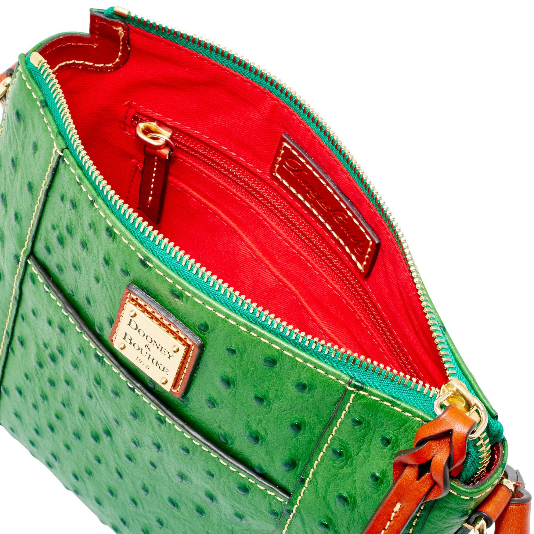 Dooney & Bourke Leather Ostrich Lexington Crossbody in Green Lyst