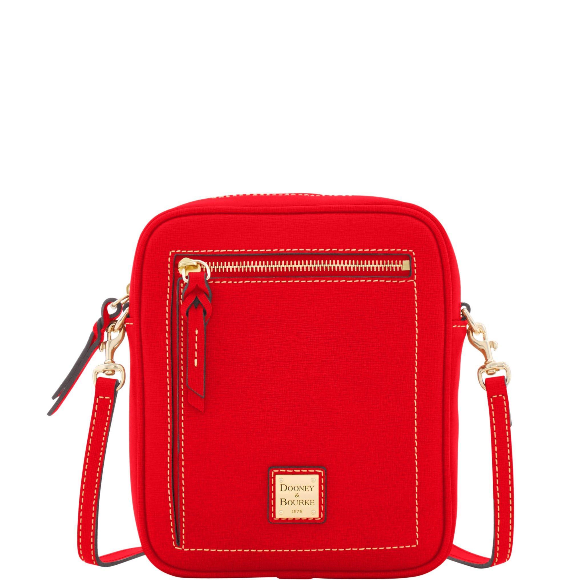 Dooney & Bourke Leather Saffiano Camera Crossbody in Red Lyst